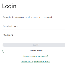 Member Self-Service login page screenshot